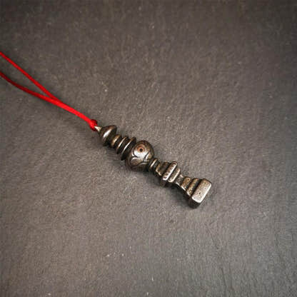 Stupa Amulet 2.16" - Tibetan Buddhist amulet, view 7
