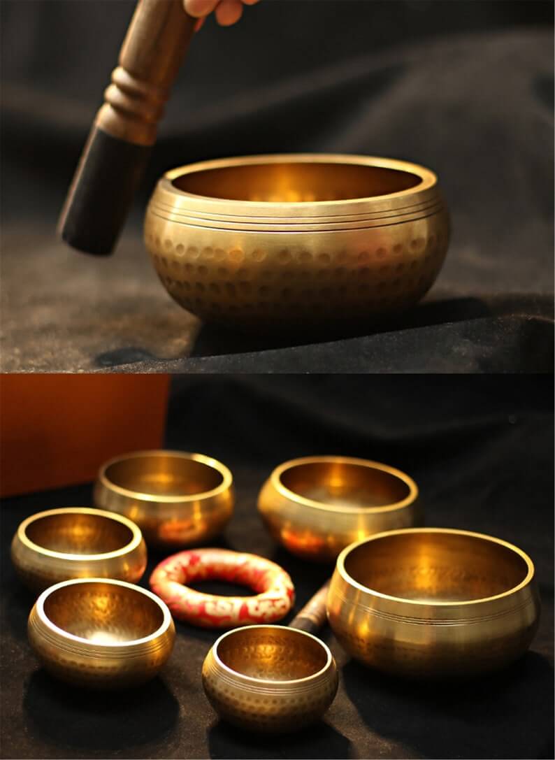 Customized Engrave Singing Bowl 3.2" - Tibetan Buddhist art, size reference
