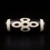 5 Eyes Lightning Dzi Bead