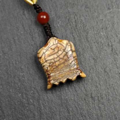 Old Citipati Skull Pendant - Tibetan Buddhist amulet, view 8