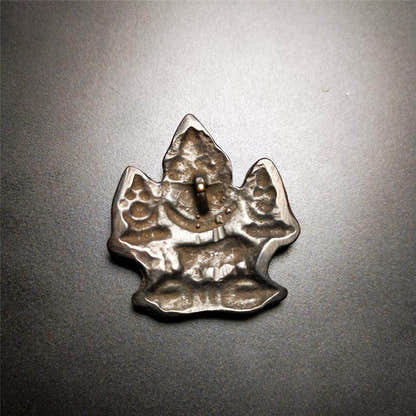 Mani Jewel Wish-Fulfilling Cintamani Badge - Tibetan Buddhist amulet, view 4