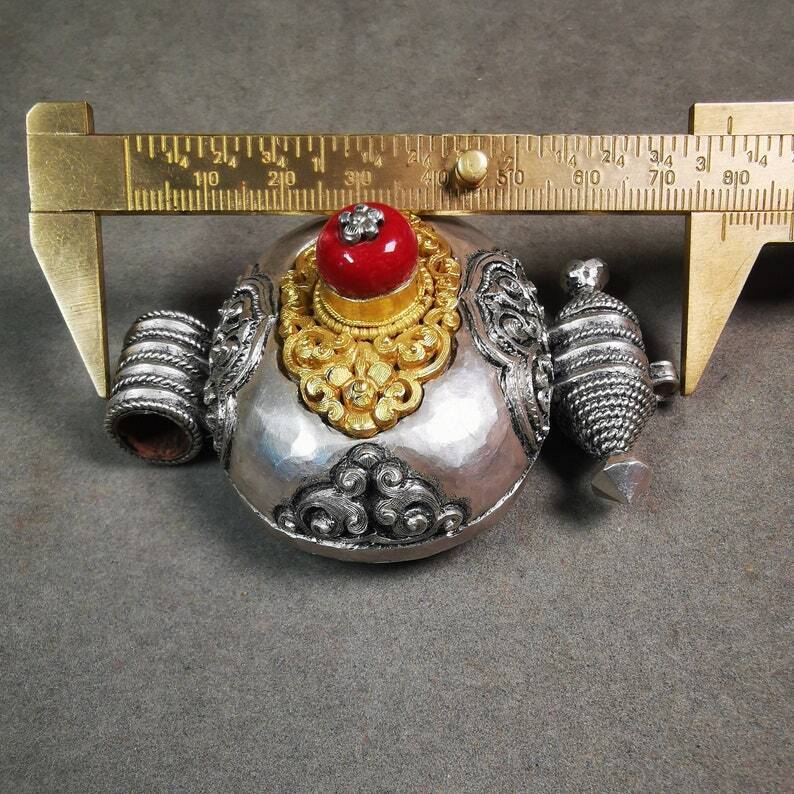 Gau Ghau Shrine 13.15" - Tibetan Buddhist art, view 9