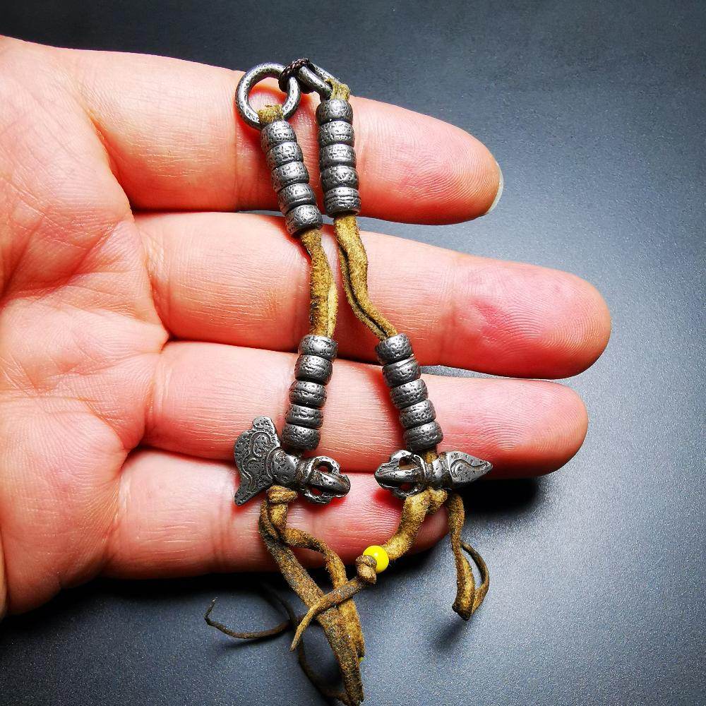 6mm Cold Iron Prayer Bead Counters - Tibetan Buddhist art, view 6