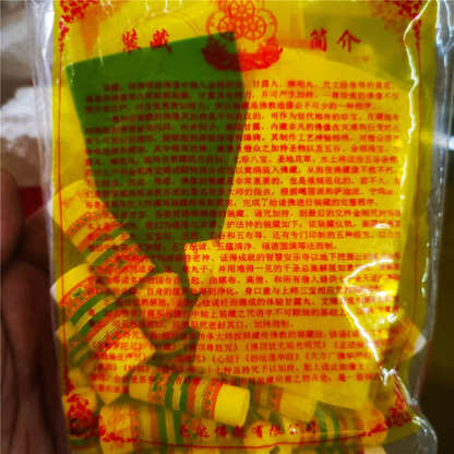 Consecration Filling Scrolls Rituals Packs - Tibetan Buddhist art, size reference