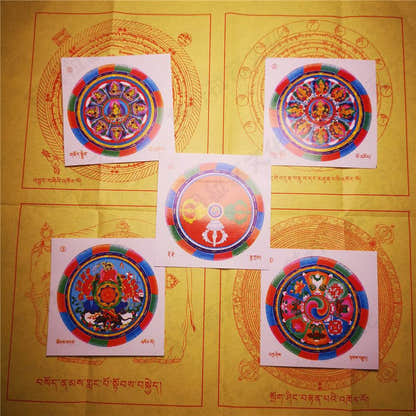 Consecration Filling Scrolls & Rituals Pack for Ushnisha Vijaya - Tibetan Buddhist art, view 6