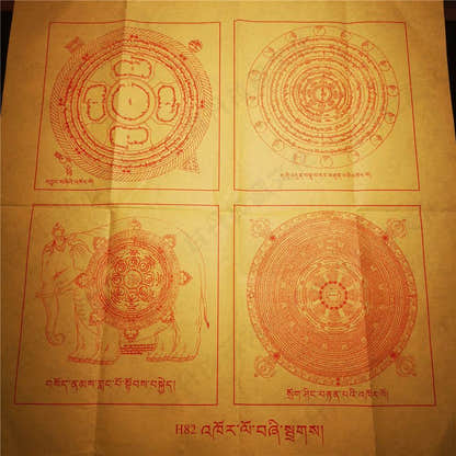 Consecration Filling Scrolls Rituals Packs - Tibetan Buddhist art, view 7