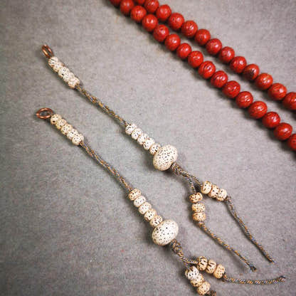 Unique 6mm Bodhi Seed Prayer Bead Counters - Tibetan Buddhist art, view 8