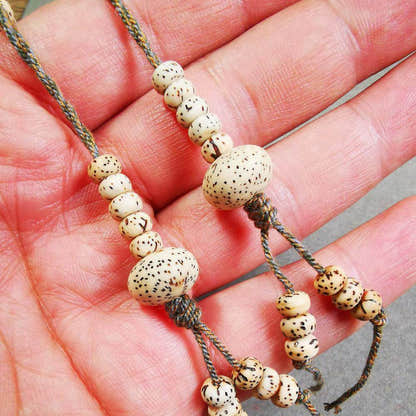 Unique 6mm Bodhi Seed Prayer Bead Counters - Tibetan Buddhist art, view 10