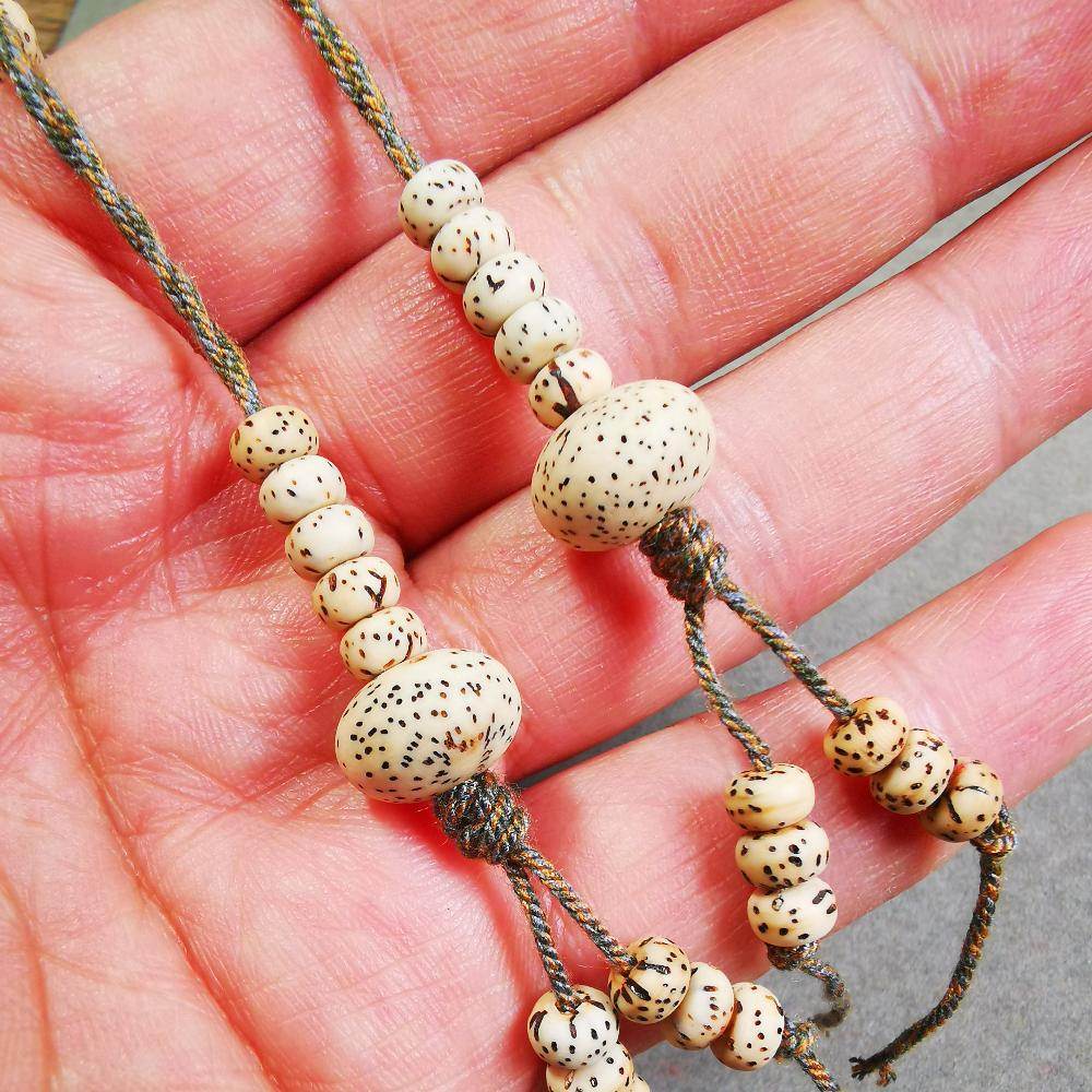 Unique 6mm Bodhi Seed Prayer Bead Counters - Tibetan Buddhist art, view 10