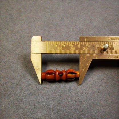 Bone Carved Vajra Bell Pendant - Tibetan Buddhist vajra, view 10