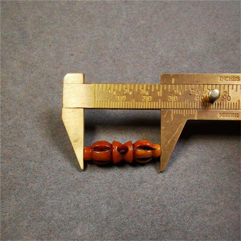 Bone Carved Vajra Bell Pendant - Tibetan Buddhist vajra, view 10