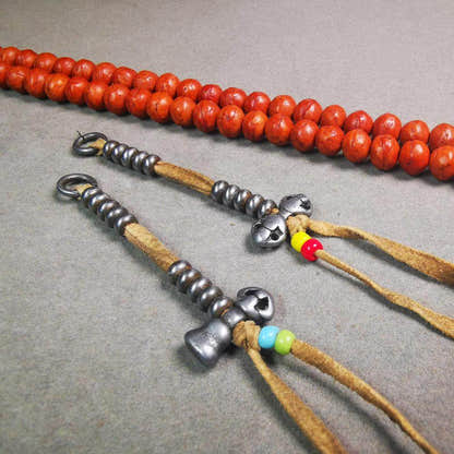 6mm Cold Iron Prayer Bead Counters - Tibetan Buddhist art, view 7