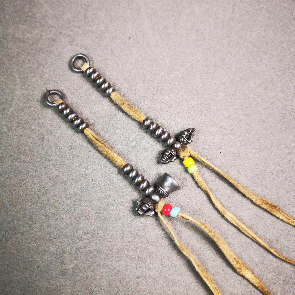 6mm Cold Iron Prayer Bead Counters - Tibetan Buddhist art, view 5