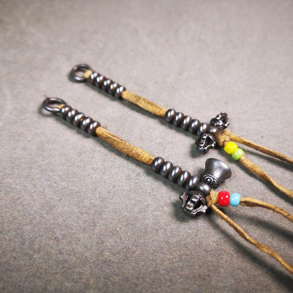 6mm Cold Iron Prayer Bead Counters - Tibetan Buddhist art, view 6