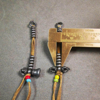 6mm Cold Iron Prayer Bead Counters - Tibetan Buddhist art, view 7