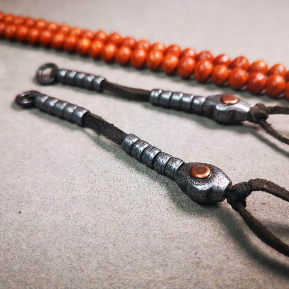 6mm Cold Iron Prayer Bead Counters - Tibetan Buddhist art, view 4
