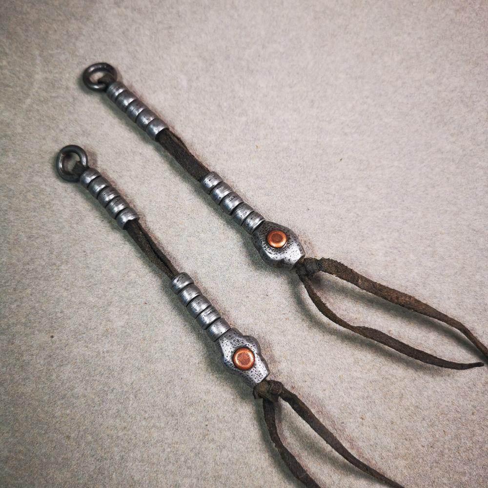 6mm Cold Iron Prayer Bead Counters - Tibetan Buddhist art, view 5
