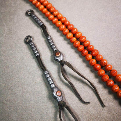 6mm Cold Iron Prayer Bead Counters - Tibetan Buddhist art, view 7
