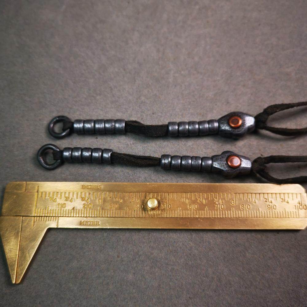6mm Cold Iron Prayer Bead Counters - Tibetan Buddhist art, view 9