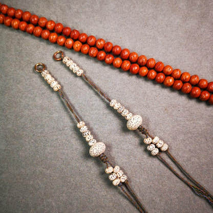 Unique 6mm Bodhi Seed Prayer Bead Counters - Tibetan Buddhist art, view 11