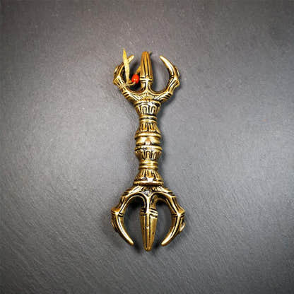 Unique Flat Vajra 6.3" - Tibetan Buddhist vajra, view 7