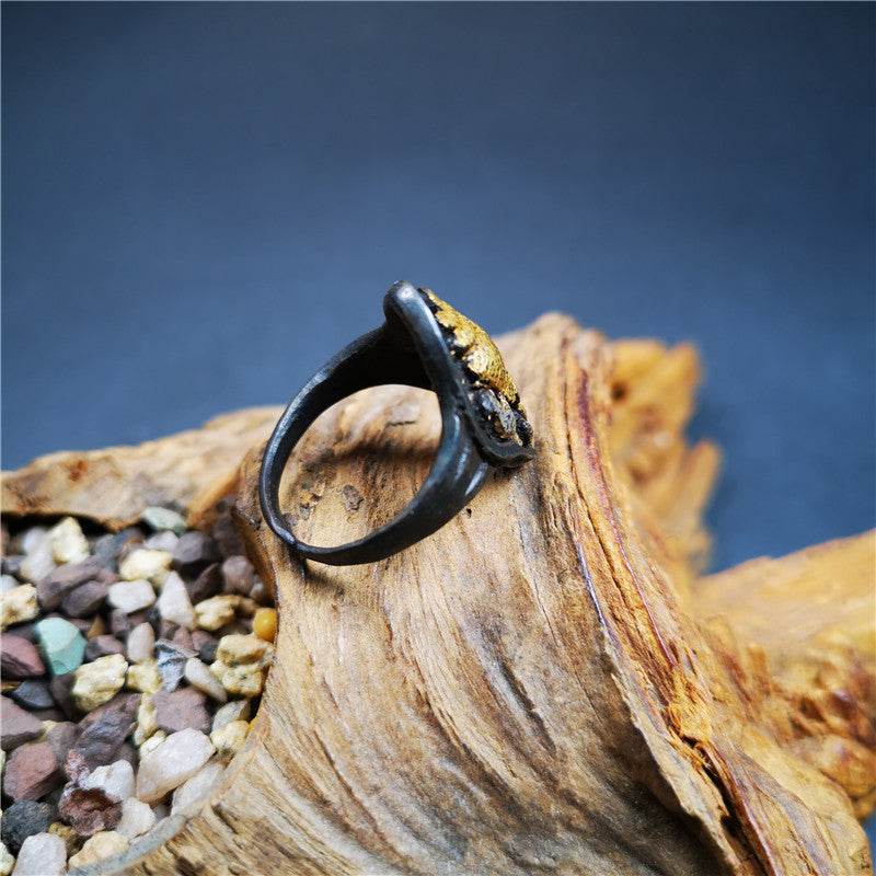 Shankha Conch Ring - Tibetan Buddhist art, view 5
