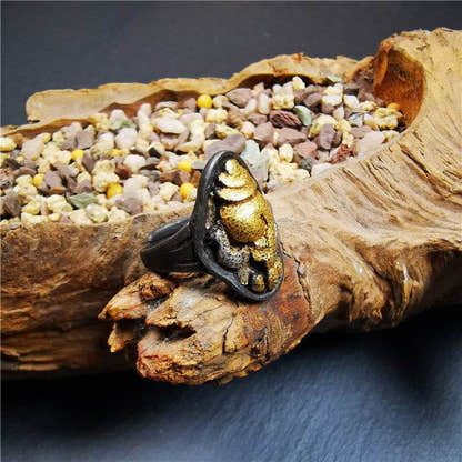 Shankha Conch Ring - Tibetan Buddhist art, view 7