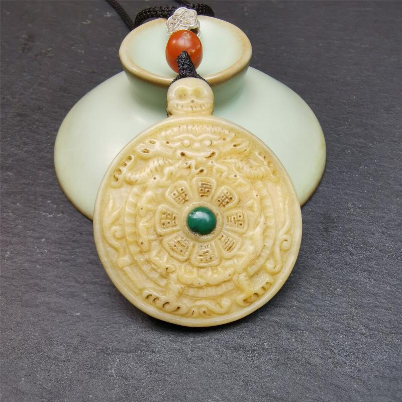 Kapala Melong 2.0" - 40+ Years - Tibetan Buddhist art, front view