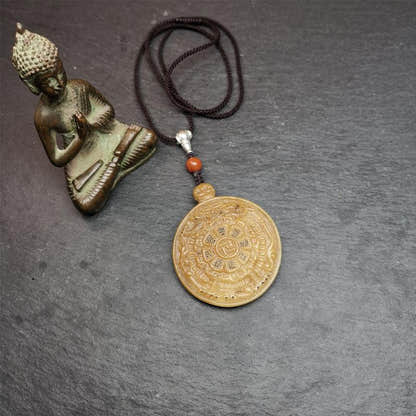 Kapala Melong 2.5" - 40+ Years - Tibetan Buddhist art, view 5