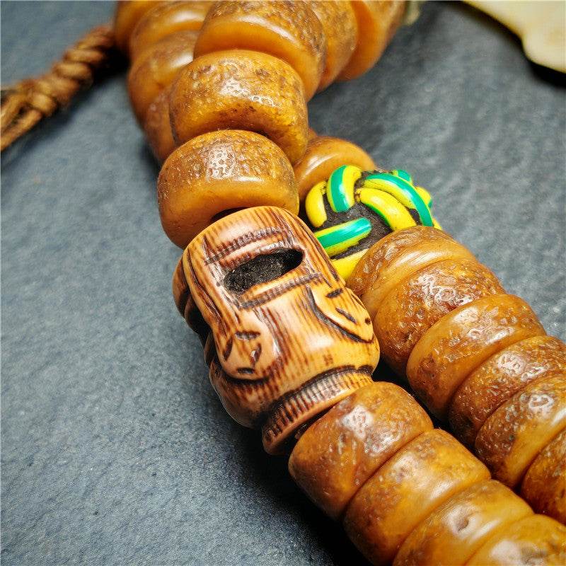Kapala Skull Bone Mala – Powerful Meditation & Protection from