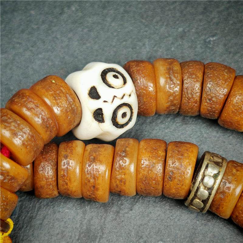 Kapala Skull Bone Mala – Powerful Meditation & Protection from