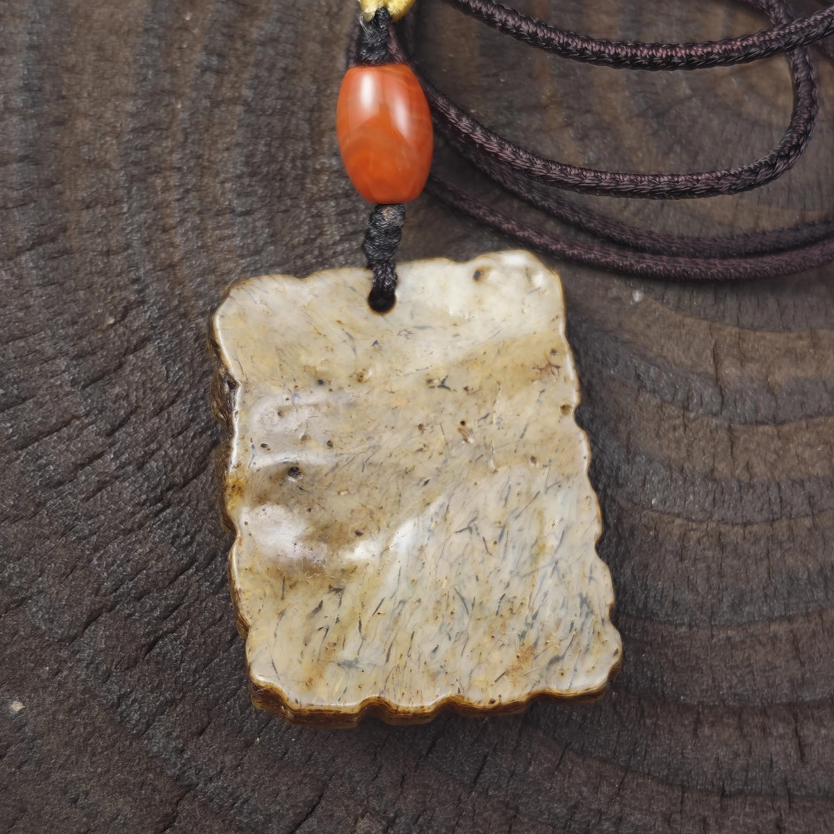 Kapala Amulet Pendant - Conch Shell - Tibetan Buddhist amulet, view 4