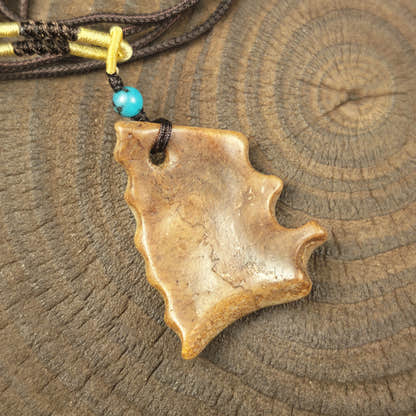 Kapala Amulet Pendant - Free-Form - Tibetan Buddhist amulet, view 4