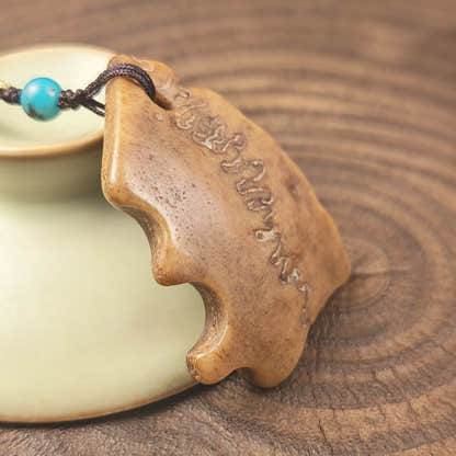 Kapala Amulet Pendant - Free-Form - Tibetan Buddhist amulet, view 9