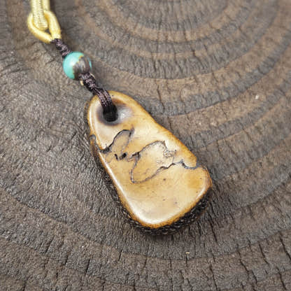 Kapala Amulet Pendant - Conch Shell - Tibetan Buddhist amulet, view 4