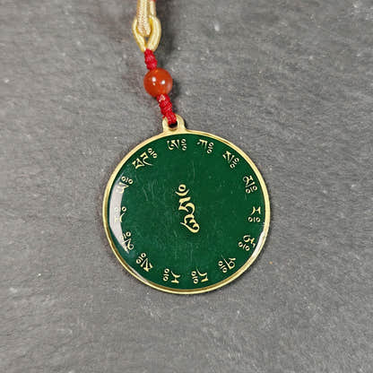 Lion Faced Dakini Amulet | Simhamukha Tibetan Protective Pendant | Sacred Buddhist Talisman, Blessed Spiritual Jewelry & Meditation Gift