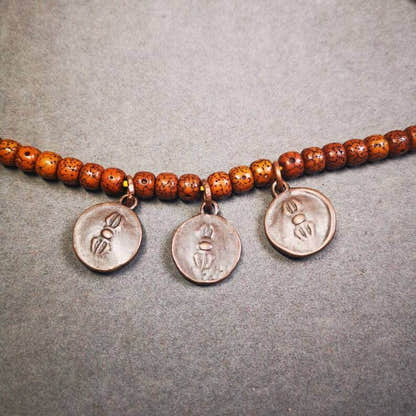 Mala Amulet,Small Shakyamuni,Chenrezig,Jambhala Pendant for Prayer Beads - Tibetan Buddhist mala beads, view 5