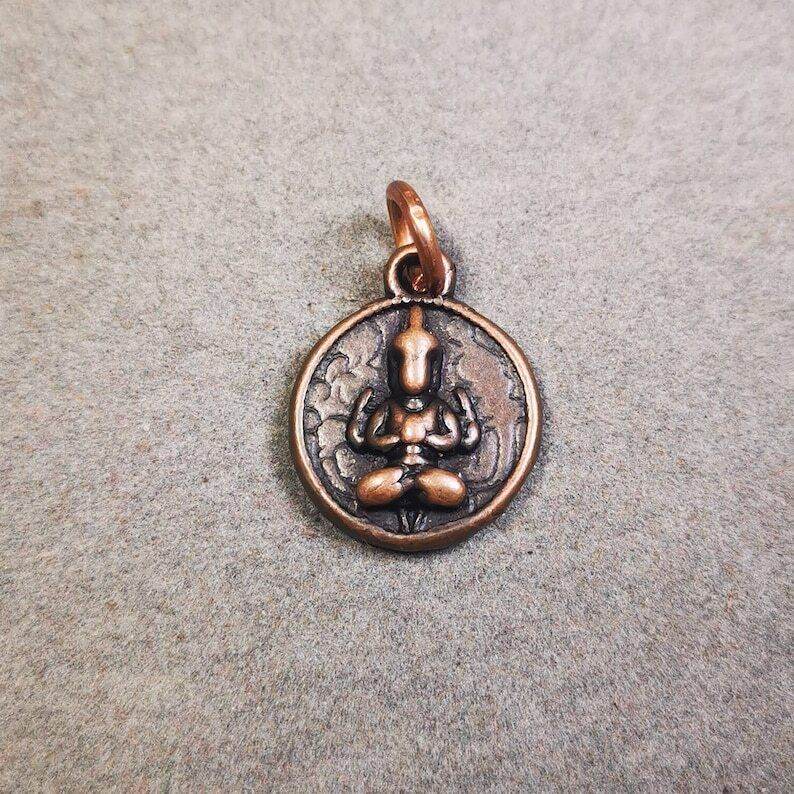 Mala Amulet,Small Shakyamuni,Chenrezig,Jambhala Pendant for Prayer Beads - Tibetan Buddhist mala beads, view 9