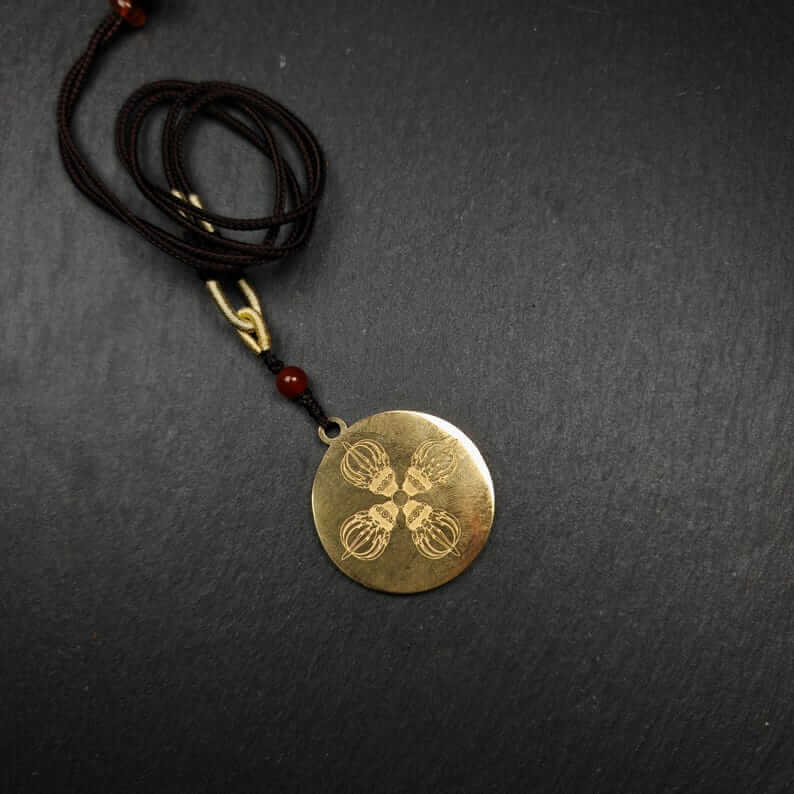 Mantra Charm of Lion-faced Dakini/Simhamukha Amulet - Tibetan Buddhist amulet, view 7