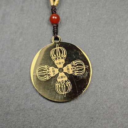 Mantra Charm of Lion-faced Dakini/Simhamukha Amulet - Tibetan Buddhist amulet, view 8