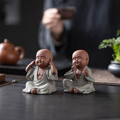 Purple Sand Meditation Buddha Statues - Tibetan Buddhist statue, close-up detail