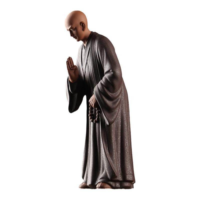Purple Sand Meditation Buddha Statues - Tibetan Buddhist statue, view 5