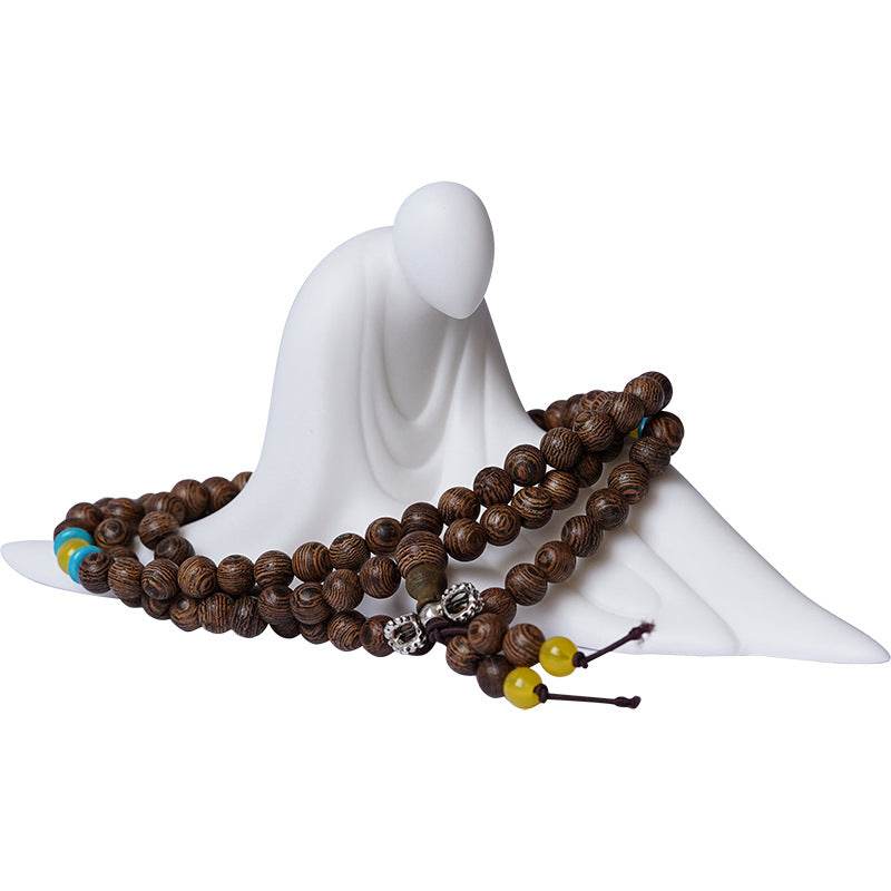 White Porcelain Buddha Statues - Tibetan Buddhist statue, view 4