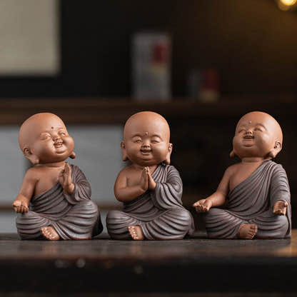 Purple Sand Meditation Buddha Statue - Tibetan Buddhist statue, view 4
