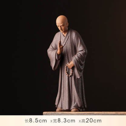 Purple Sand Meditation Buddha Statues - Tibetan Buddhist statue, view 20