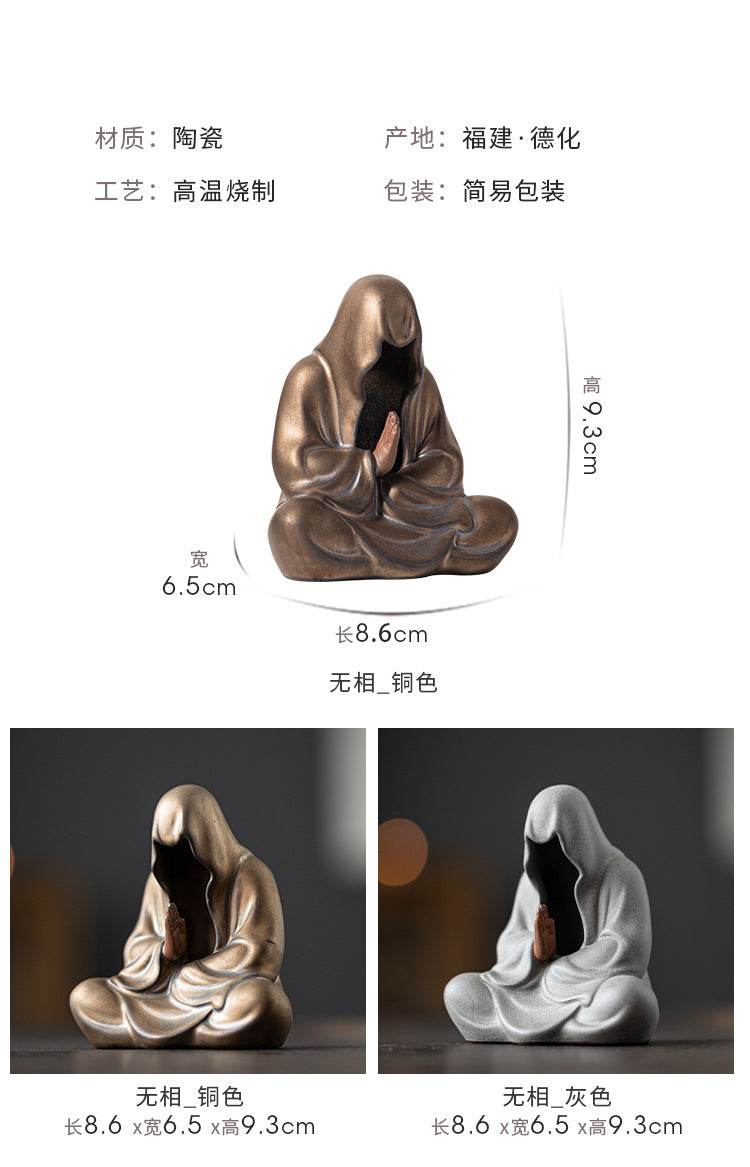 Purple Sand Meditation Buddha Statue - Tibetan Buddhist statue, view 9