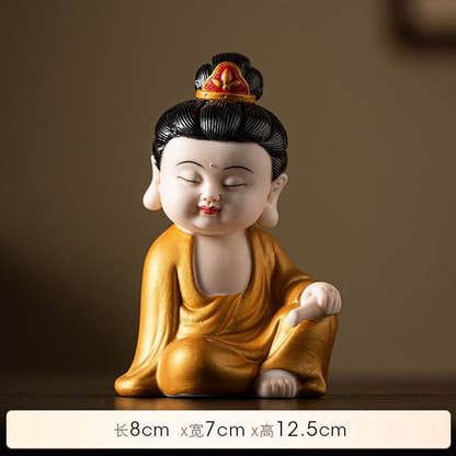 Shakyamuni,Avalokiteshvara,Ksitigarbha Buddha Statues - Tibetan Buddhist statue, size reference