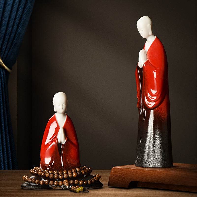Meditation Buddha Statues - Tibetan Buddhist statue, front view