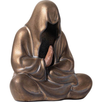 Purple Sand Meditation Buddha Statue - Tibetan Buddhist statue, view 5