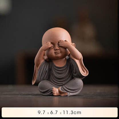 Purple Sand Meditation Buddha Statues - Tibetan Buddhist statue, view 28
